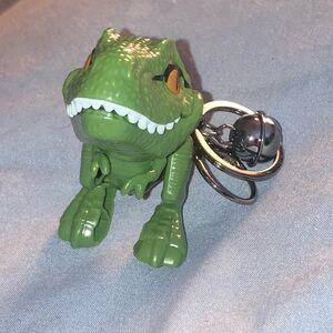 Green Dinosaur Keychain